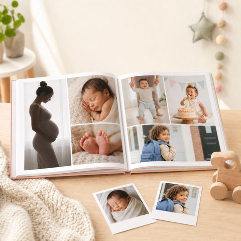 Babyboek maken foto
