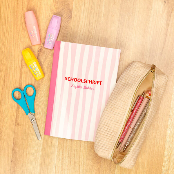Schoolschrift A5 ontwerp Schoolschrift A5 ontwerp