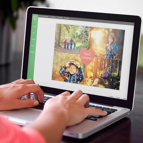 Een fotocollage maken kan gemakkelijk via ons online programma!