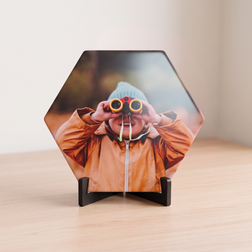 Hexagon tegeltje bedrukken