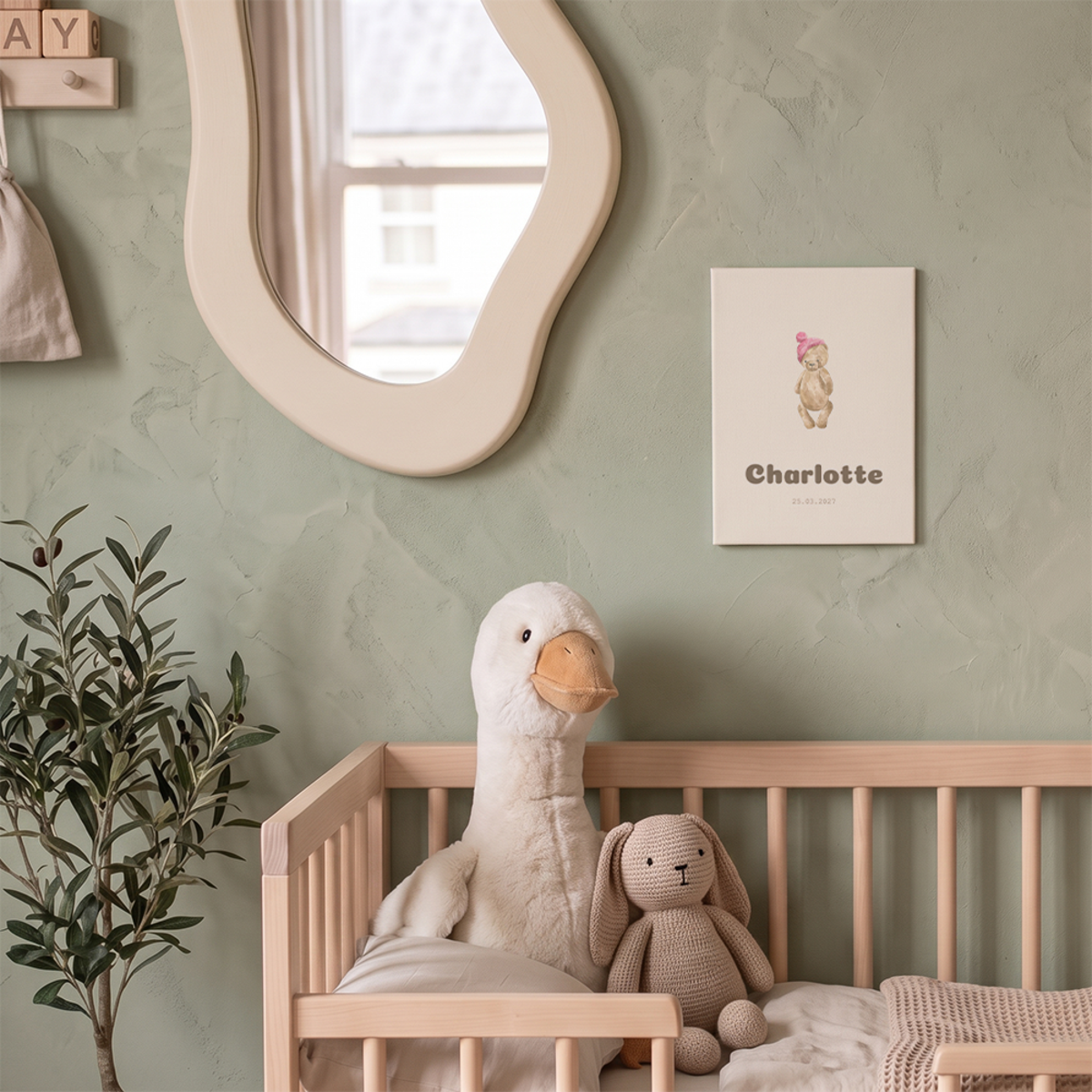 Rechthoekige tegel babykamer Rechthoekige tegel babykamer