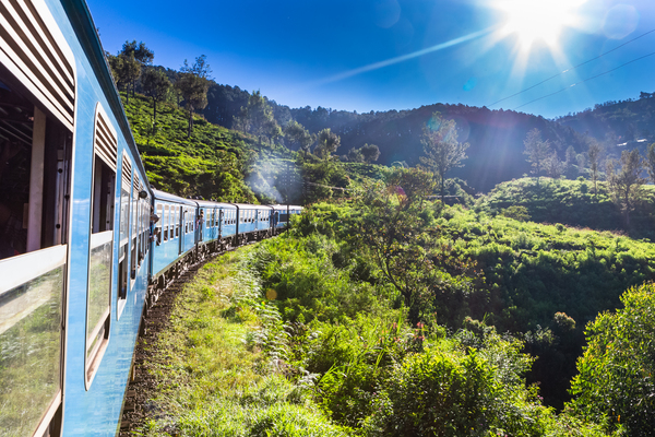 Trein van ella naar kandy