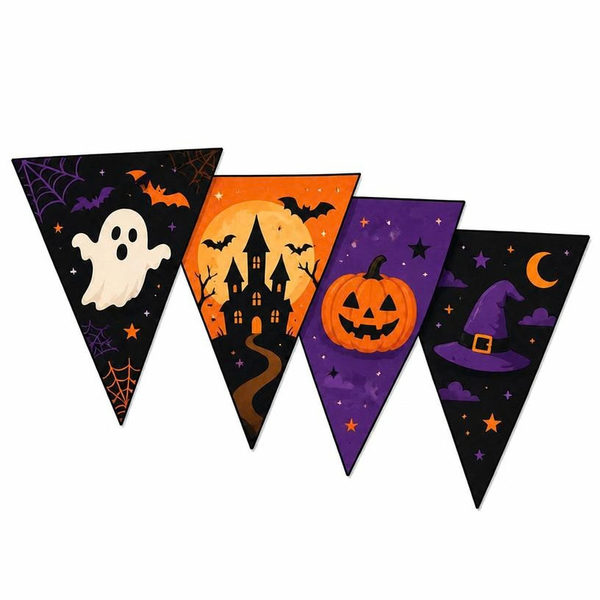 Gepersonaliseerde Halloween-slingers