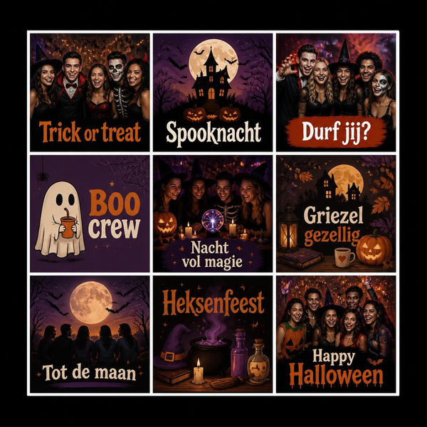 Gepersonaliseerde Halloween-stickers Gepersonaliseerde Halloween-stickers