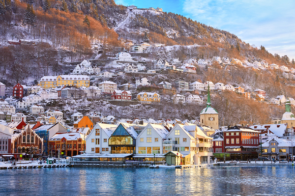 Bergen in de winter