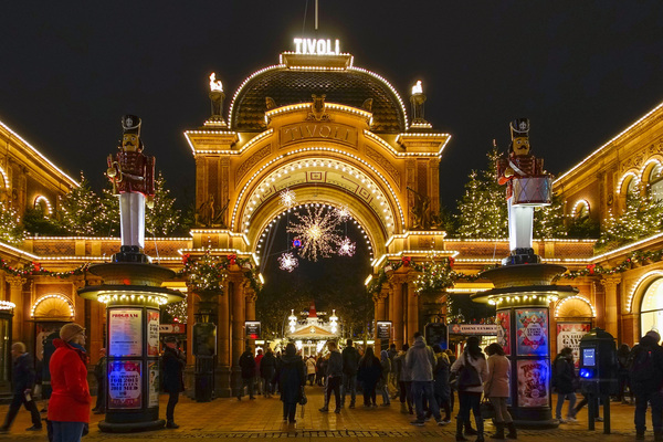 Denemarken kerst in Tivoli