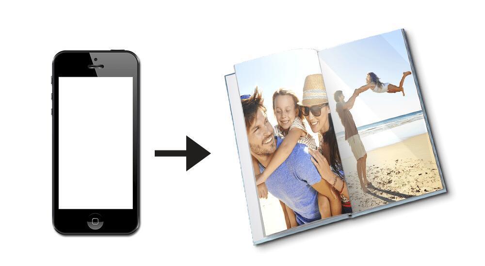 Onschuldig zo stopcontact Foto's van je telefoon naar een fotoboek