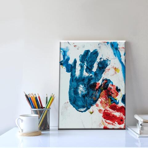 Kindertekeningen op canvas Kindertekeningen op canvas