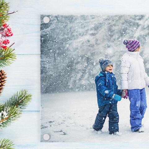 Plexiglas Plexiglas met kerst thema