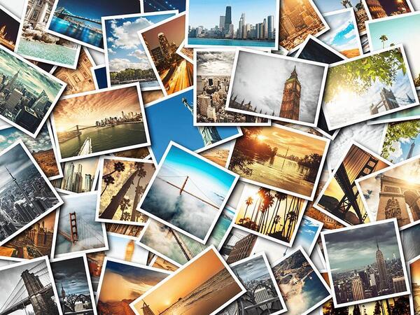Maak veel foto's Fotocollage