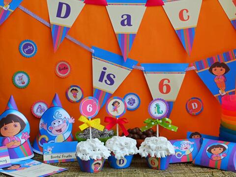 Aankleding kinderfeestje Aankleding kinderfeestje