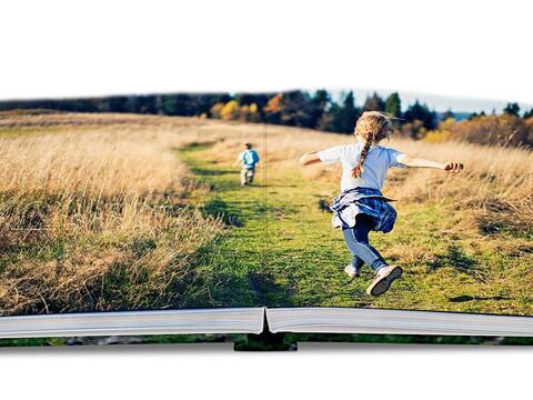 Vlakliggend fotoboek Vlakliggend fotoboek