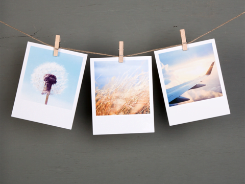 polaroid afdrukken Op polaroid printen